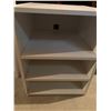 Image 3 : 2 x White Finish Wooden Shelving Units