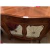 Image 2 : Vintage Wooden Buffet Table with Mirrored Front