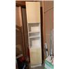 Image 2 : White Wood-Finish Ikea Shelving Unit/Cabinet