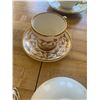 Image 9 : Aynsley "Clovelley" China Set, 2 x Vintage Myott England 18k Gold-Painted Teacups w/ Saucers & More!