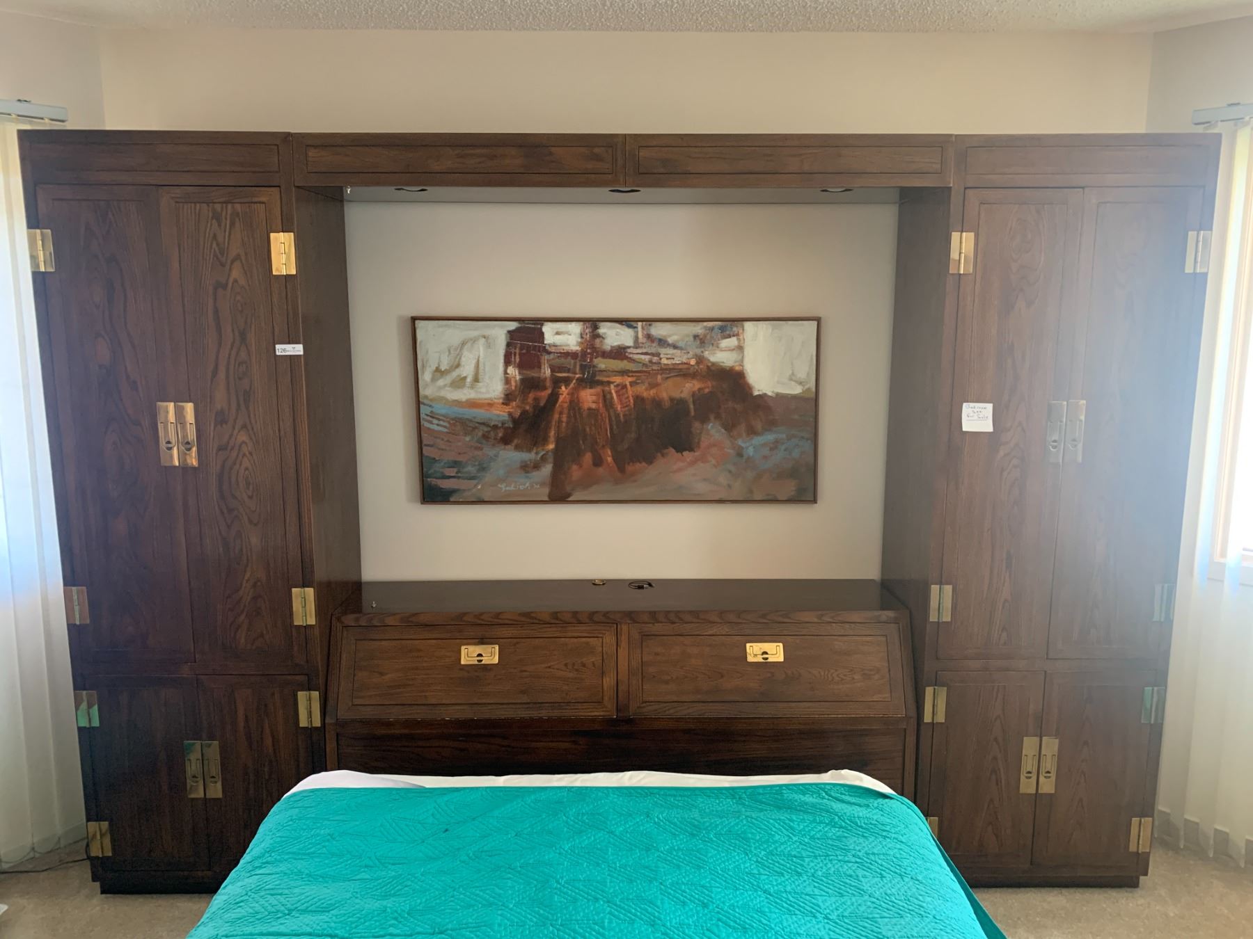 henredon campaign style bedroom furniture