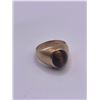 Image 1 : 10K Cracked Tigers Eye Ring 6.3g
