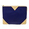 Image 1 : Celine Blue Leather Pouch Clutch