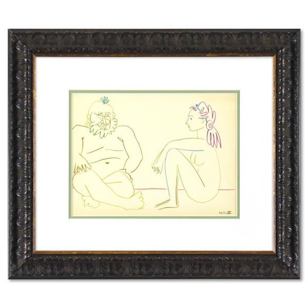 La Comedie Humaine 27.1.54.XV by Picasso (1881-1973)