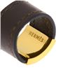 Image 4 : Hermes Brown Lurie Leather Ring