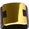 Image 5 : Hermes Brown Lurie Leather Ring