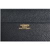 Image 6 : Hermes Black Leather Provence Two Fold Card Case