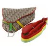 Image 1 : Christian Dior Rasta Diorissimo Saddle Waist Bag