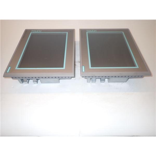 (2) Siemens # 1P 6AV6 644-0AA01-2AX0 MP 377 12" Touch Screens