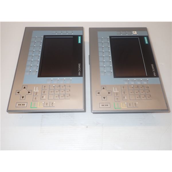 (2) Siemens # 1P 6AV2 124-1GC01-0AX0 Screens