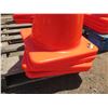 Image 2 : Qty Approx. 16 Agent 28" Orange PVC Traffic Cones