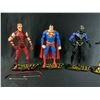 Image 2 : 5 DC DIRECT JUSTICE LEAGUE SERIES 1 TOYS; SUPERMAN (2008), BLACK CANARY (2008), RED ARROW (2008),
