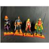 Image 1 : 4 DC DIRECT TEEN TITANS SERIES 1 TOYS; BLACK FIRE (2004), ROBIN (TIM DRAKE) (2004), WONDER GIRL