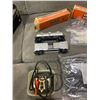 Image 2 : ASSORTED MID 1950'S LIONEL TRAIN PIECES AND ACCESSORIES; BLACK GONDOLA TRAIN CAR O,