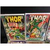 Image 2 : 6 MARVEL THE MIGHTY THOR COMIC BOOKS WITH FIRST APPEARANCES (#148 RYNDA & #154 MANGOG):
