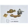 Image 1 : (4) Military cap badges