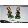 Image 1 : Sask Roughriders bobbleheads - poley + elgaard