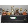 Image 1 : (6) NHL trophies + tray stand set