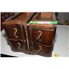 Image 1 : Antique oak sewing machine drawers