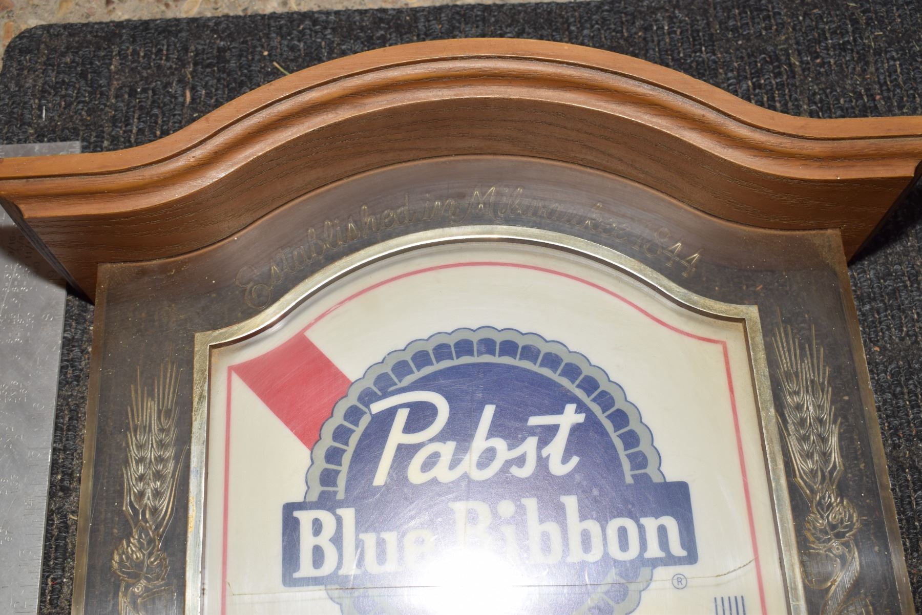 Pabst blue ribbon light up sign