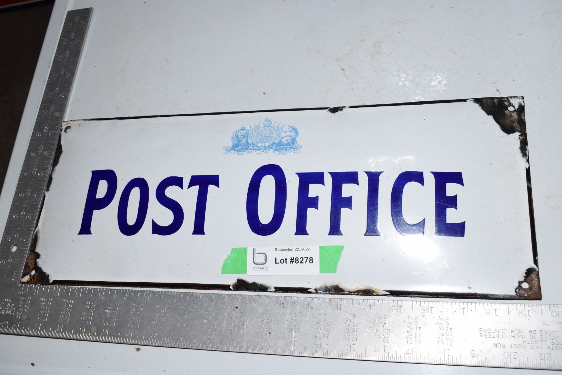 Post Offie Sign Post Office sign - Bodnarus Auctioneering