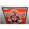 Image 2 : Flory's Feeds Porcelain Fantasy Sign - 36 x 21.5