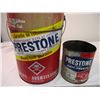 Image 2 : *Prestone pail and prestone anti-freeze tin