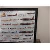 Image 3 : World War II framed aircraft picture - 38x26