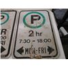 Image 3 : (2) Aluminum signs - 12x17.5