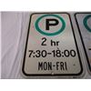 Image 2 : (2) Aluminum signs - 12x17.5