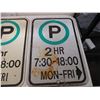 Image 3 : (2) Aluminum signs - 12x17.5