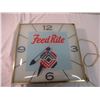 Image 2 : Feed Rite light up clock - not working - 15x15 (pam electric company)