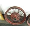 Image 2 : 2X THE BID PRICE - steel wheels 22.5-20.5 with spokes