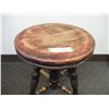 Image 3 : Ball + Claw piano stool - been repaired on spindle