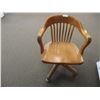 Image 1 : Wood office chair on castors