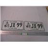 Image 1 : (2) Yukon license plate 1978 (pair)