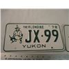 Image 2 : (2) Yukon license plate 1978 (pair)