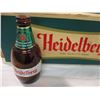 Image 2 : (18) Vintage heidelberg beer bottles with labels, in boxes