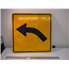 Image 1 : Curve Road Sign - 29.5x29.5