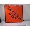 Image 1 : Construction Ahead Sign - 29.5x29.5