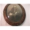 Image 3 : Oval Frame Picture with convex glass - 23" tall