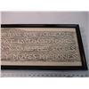 Image 3 : Framed picture of 1564-1616 inscription on shakespeare's grave - 38x12.5