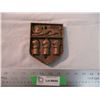 Image 1 : Coat of arms bronze plaque
