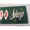 Image 3 : The Boys shop wooden sign - 17.5x17.5