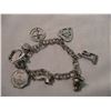 Image 2 : Sterling silver charm bracelet stamped