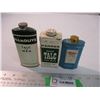Image 1 : (3) Shave Talc powder tins
