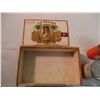 Image 3 : Cigar box + cardboard spice containers