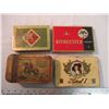 Image 2 : (4) tobacco tins