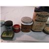 Image 4 : Old Magnesia bottle + vintage tins
