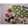 Image 2 : Barbie vintage play dishes + toy bottles + misc
